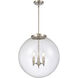 Franklin Restoration Beacon LED 18 inch Brushed Satin Nickel Statement Pendant Ceiling Light in Seedy