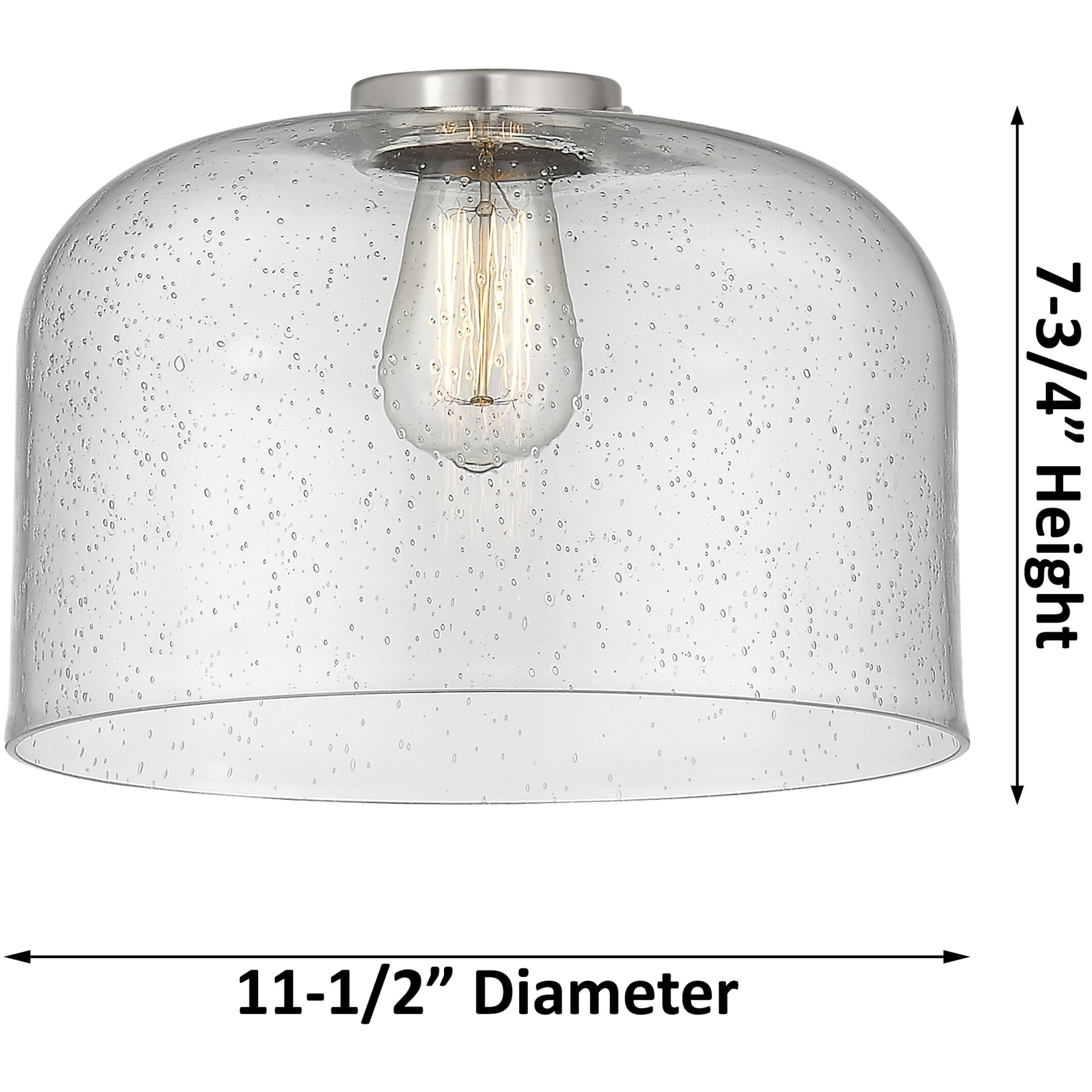 Ballston X-Large Bell LED 8 inch Oil Rubbed Bronze Pendant Ceiling Light in Matte White Glass, Ballston