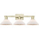 Arcadia Orwell 3 Light 27 inch Antique Brass Bath Vanity Light Wall Light