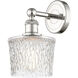 Niagra Sconce Wall Light in Polished Nickel