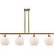 Ballston Athens LED 48 inch Brushed Brass Island Light Ceiling Light, Ballston