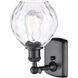 Ballston Small Waverly LED 6 inch Matte Black Sconce Wall Light, Ballston