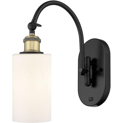 Ballston Clymer 1 Light 5 inch Black Antique Brass Sconce Wall Light