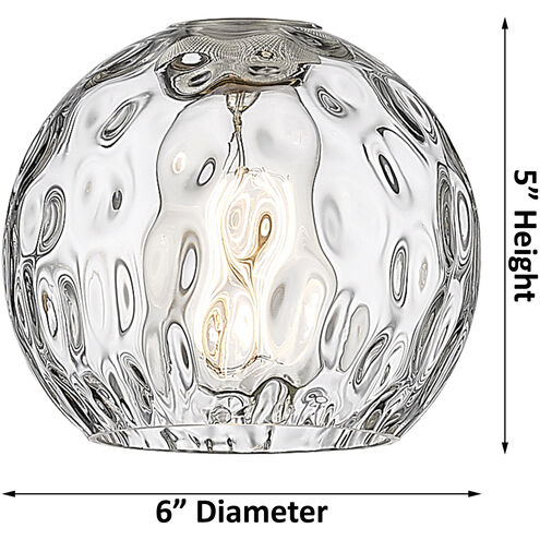 Athens Water Glass Sconce Wall Light in Antique Copper