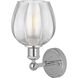 Edison Norfolk 1 Light 6 inch Polished Chrome Sconce Wall Light in Clear Glass
