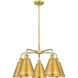 Ballston Cone 5 Light 26.00 inch Chandelier