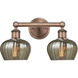 Fenton 2 Light 15.5 inch Antique Copper Bath Vanity Light Wall Light in Mercury