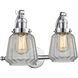 Franklin Restoration Chatham LED 18 inch Polished Chrome Bath Vanity Light Wall Light in Clear Glass, Franklin Restoration