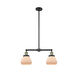 Franklin Restoration Fulton LED 21 inch Black Antique Brass Chandelier Ceiling Light in Matte White Glass, Franklin Restoration