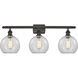 Ballston Athens LED 26 inch Oil Rubbed Bronze Bath Vanity Light Wall Light in Clear Glass, Ballston
