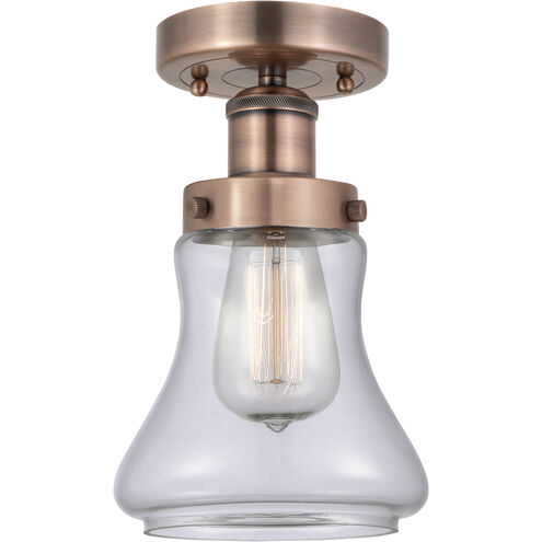 Bellmont 1 Light 6.5 inch Antique Copper Semi-Flush Mount Ceiling Light