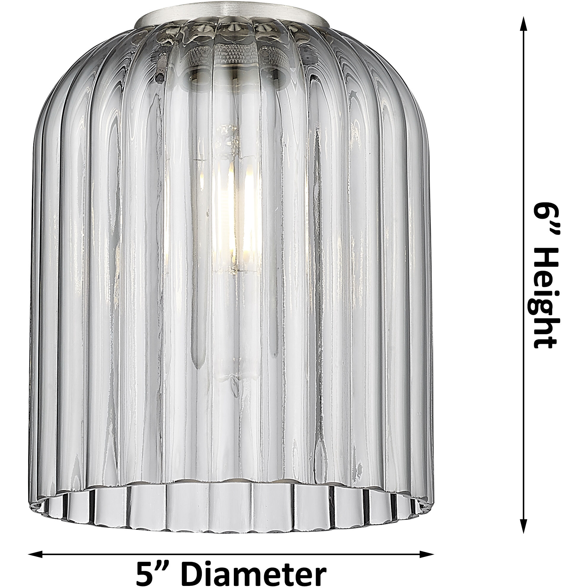 Bridal Veil 3 Light 24 inch Satin Gold Bath Vanity Light Wall Light in Light Smoke Glass