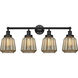 Chatham 4 Light 33.5 inch Matte Black Bath Vanity Light Wall Light