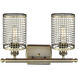 Nestbrook 2 Light 16 inch Antique Brass Bath Vanity Light Wall Light
