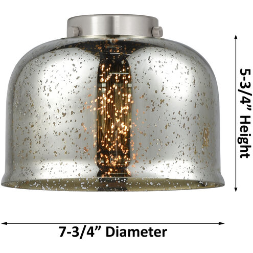 Ballston Large Bell LED 48 inch Brushed Brass Island Light Ceiling Light in Clear Glass