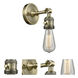 Bare Bulb 1 Light 4.5 inch Antique Brass Sconce Wall Light
