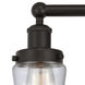 Bellmont 3 Light 24.5 inch Oil Rubbed Bronze Bath Vanity Light Wall Light