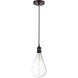 Ballston Edison LED 6.5 inch Oil Rubbed Bronze Mini Pendant Ceiling Light, Ballston