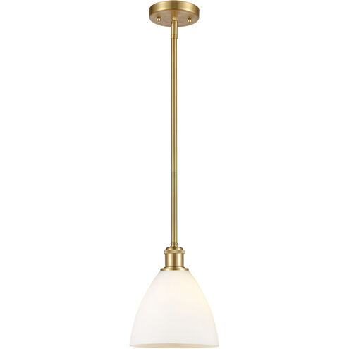 Ballston Dome 1 Light 8 inch Satin Gold Mini Pendant Ceiling Light