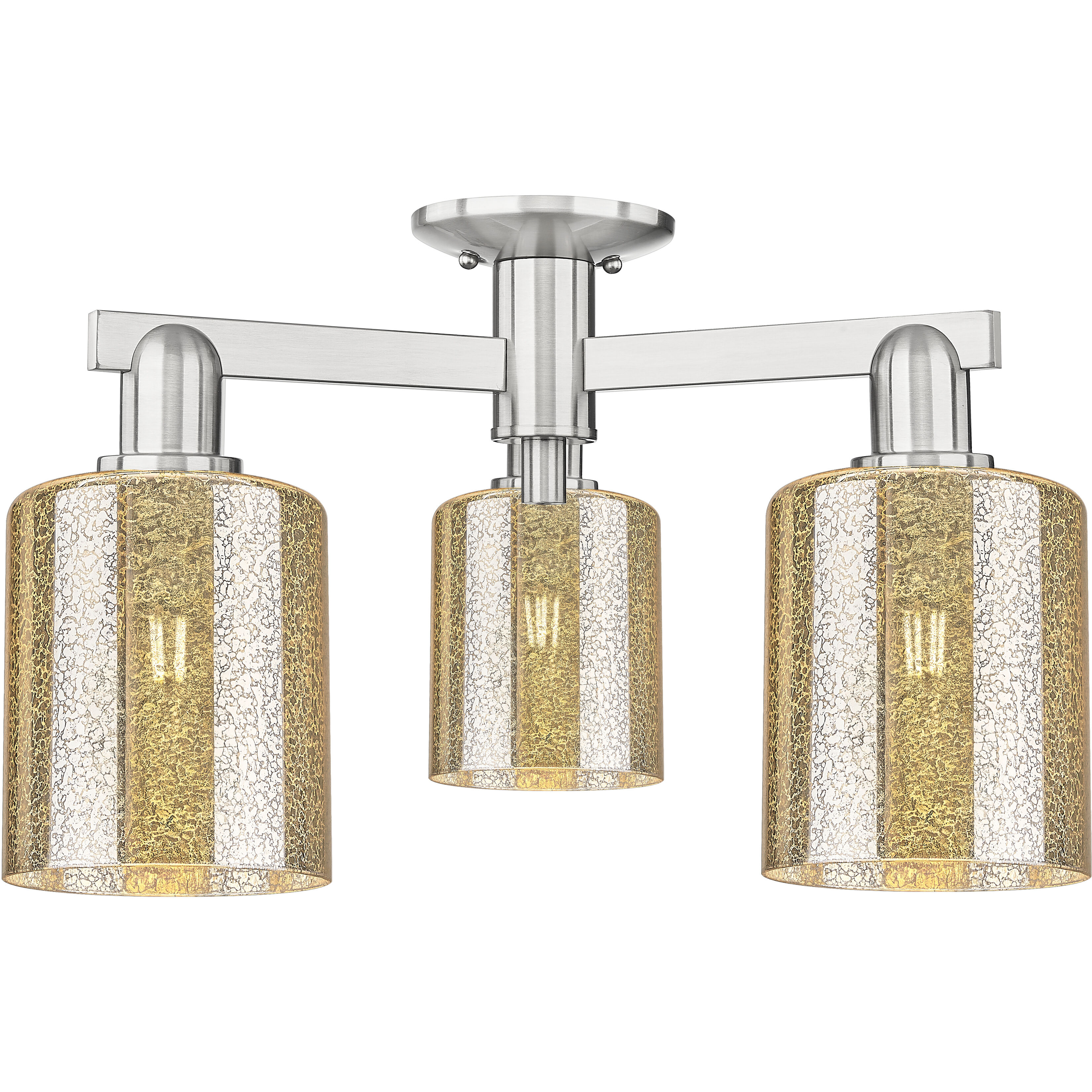 Arcadia Cobbleskill 3 Light 22.50 inch Semi-Flush Mount