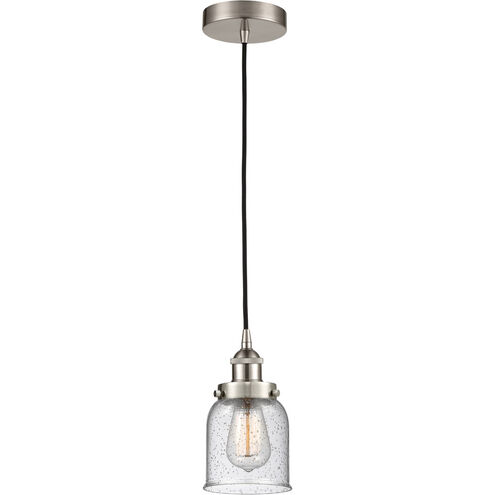 Edison Bell LED 5 inch Brushed Satin Nickel Mini Pendant Ceiling Light