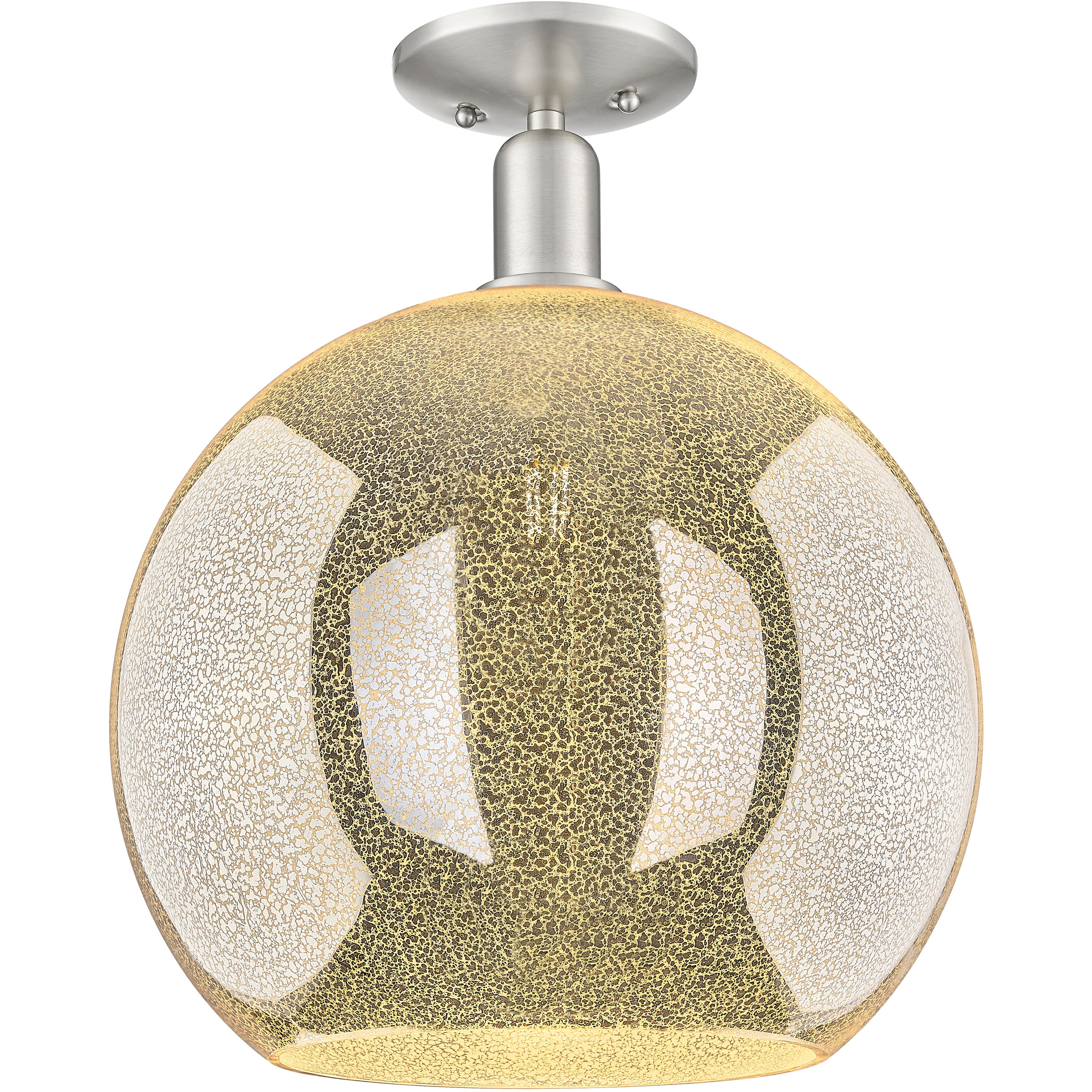 Arcadia Athens 1 Light 13.75 inch Semi-Flush Mount