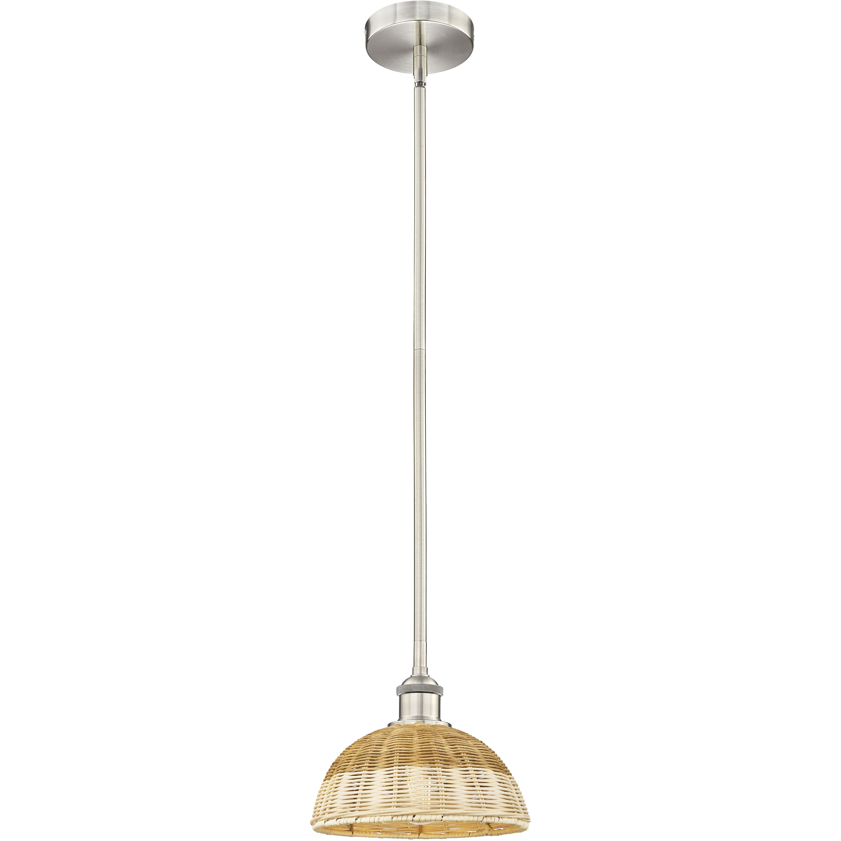 Edison Bristol Natural II 1 Light 9.00 inch Mini Pendant