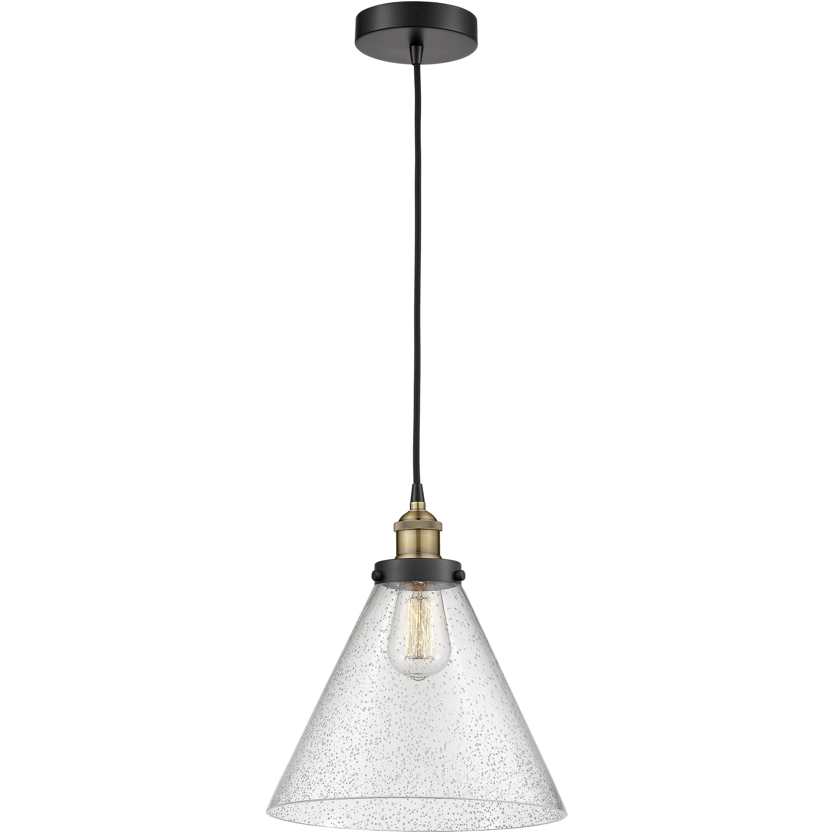 Cone 1 Light 12.00 inch Mini Pendant
