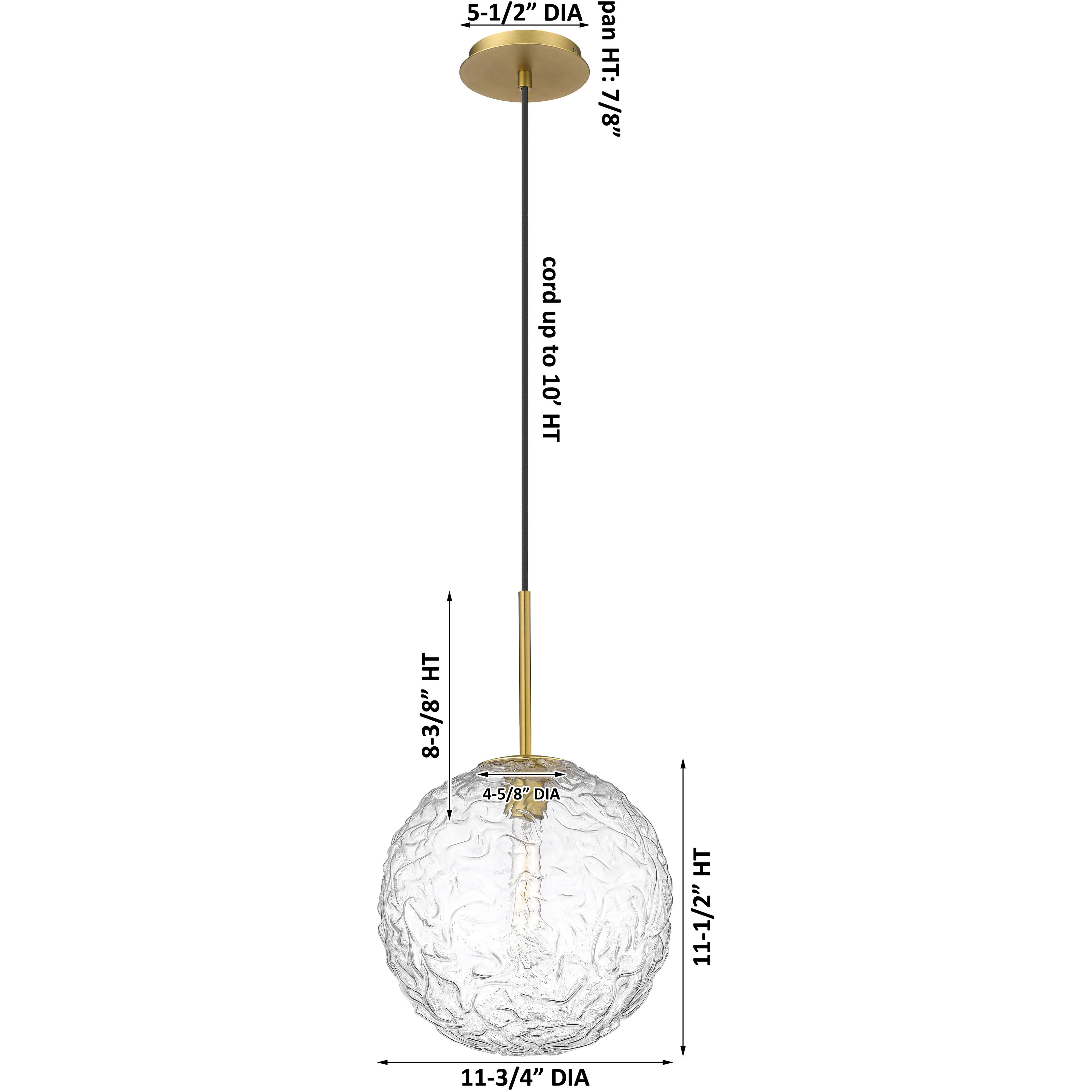 Barrington 1 Light 12 inch Satin Nickel Mini Pendant Ceiling Light