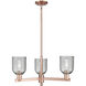 Arcadia Caledonia 3 Light 26.75 inch Antique Copper Chandelier Ceiling Light
