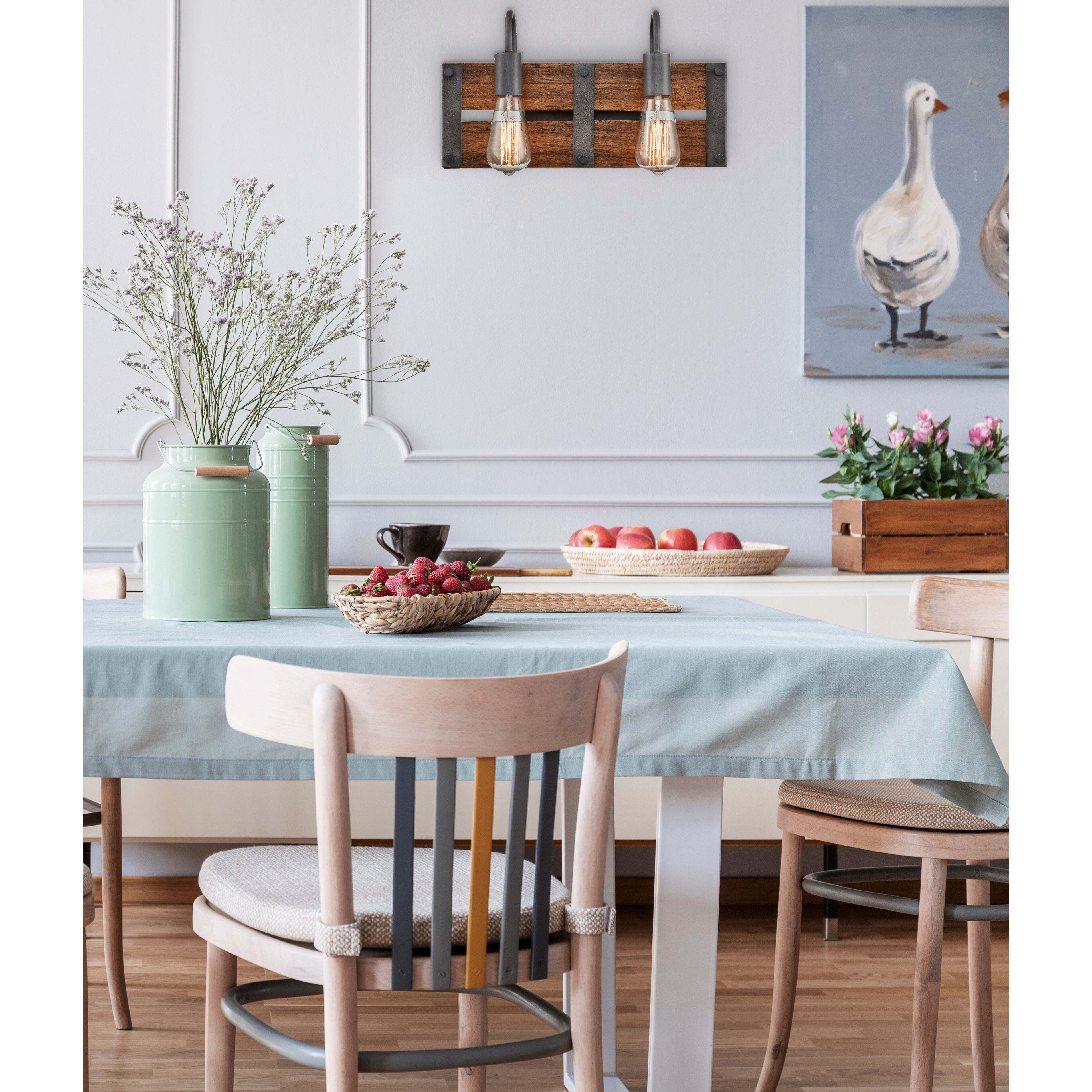 Austin 2 Light 16.5 inch Aged Gun Metal Bath Vanity Light Wall Light