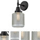 Caden LED 6 inch Matte Black Sconce Wall Light