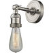Franklin Restoration Bare Bulb LED 4.5 inch Satin Gold Sconce Wall Light