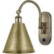 Ballston Cone 1 Light 8 inch Antique Brass Sconce Wall Light