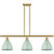 Ballston Plymouth Dome 3 Light 36.00 inch Island Light