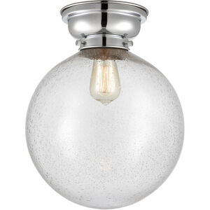 Aditi XX-Large Beacon LED 12 inch Polished Chrome Flush Mount Ceiling Light in Seedy Glass, Aditi
