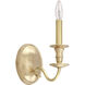 Sonia 1 Light 5 inch Natural Brass Sconce Wall Light