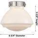 Edison Olean LED 7 inch Oil Rubbed Bronze Mini Pendant Ceiling Light