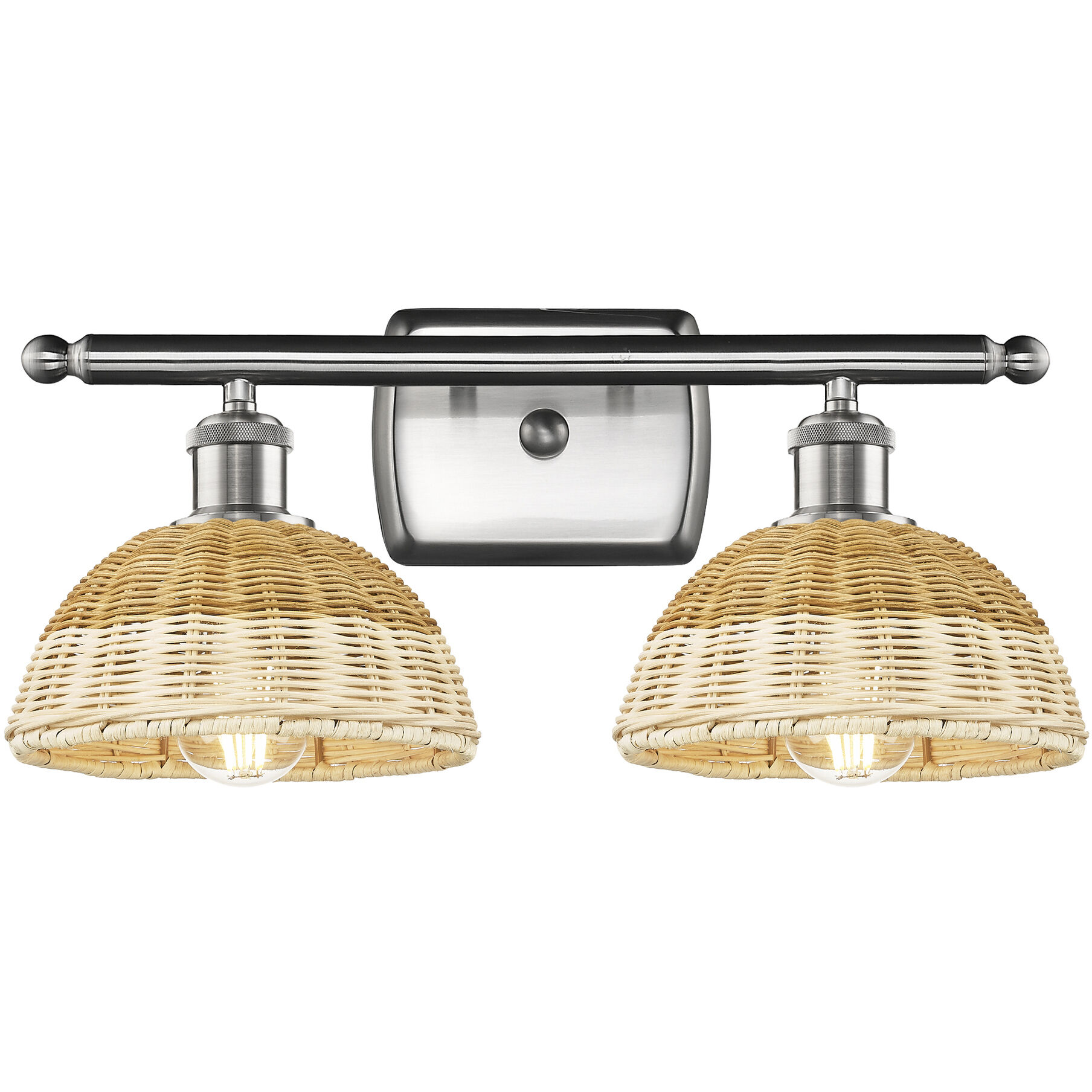 Ballston Bristol Natural II 2 Light 17.50 inch Bathroom Vanity Light