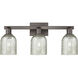 Arcadia Caledonia 3 Light 24 inch Oil Rubbed Bronze Bath Vanity Light Wall Light in Mica