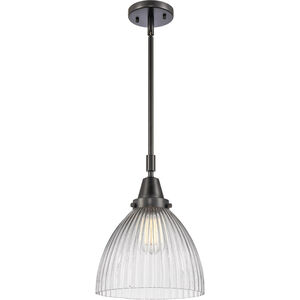 Franklin Restoration Seneca Falls LED 9.5 inch Matte Black Mini Pendant Ceiling Light