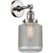 Franklin Restoration Stanton 1 Light 6 inch Polished Nickel Semi-Flush Mount Ceiling Light, Franklin Restoration