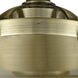 Nouveau Railroad 1 Light 8 inch Black Antique Brass Semi-Flush Mount Ceiling Light, Nouveau