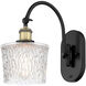 Ballston Niagra LED 6.5 inch Black Antique Brass Sconce Wall Light