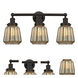 Chatham 3 Light 24.5 inch Oil Rubbed Bronze Bath Vanity Light Wall Light