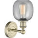 Belfast Sconce Wall Light in Antique Brass, Seedy