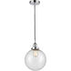 Edison Beacon LED 10 inch Polished Chrome Mini Pendant Ceiling Light