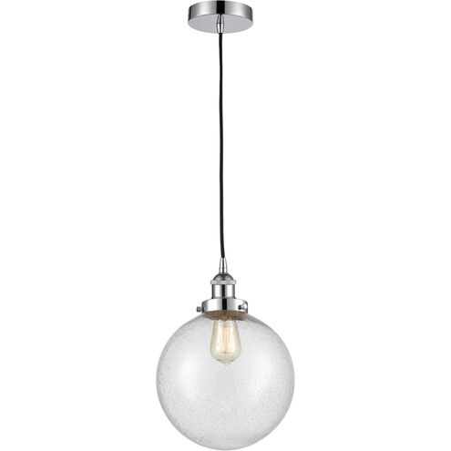 Edison Beacon LED 10 inch Polished Chrome Mini Pendant Ceiling Light