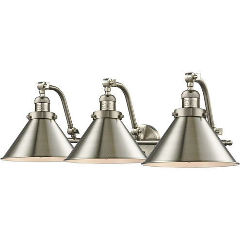 Briarcliff LED 28 inch Brushed Satin Nickel Bathroom Fixture Wall Light