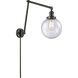 Large Beacon 30 inch 3.50 watt Oil Rubbed Bronze Swing Arm Wall Light, Franklin Restoration